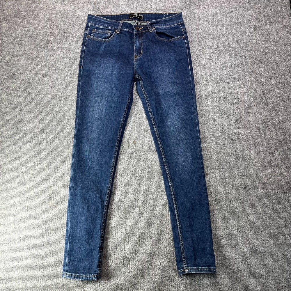 Forever 21 Skinny‎ Jeans Men's Men's Blue Denim Pockets Classic Zip Fly - 31X31